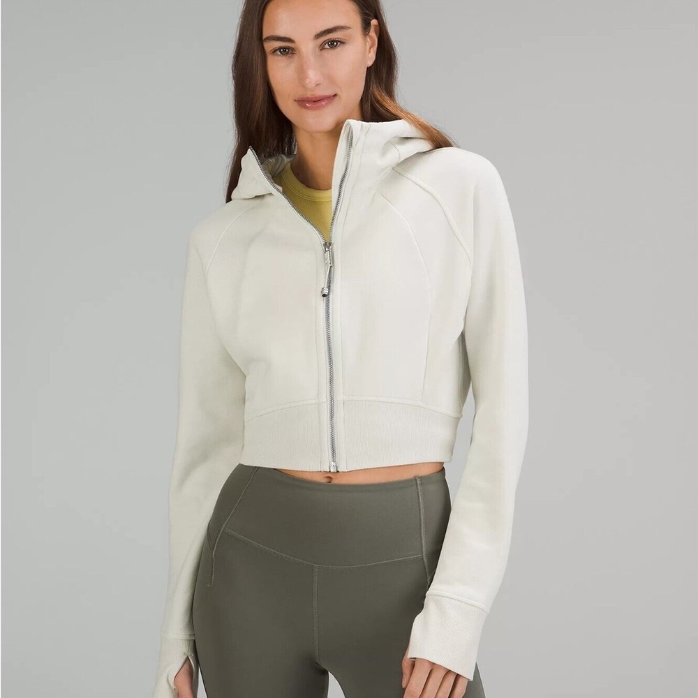 lululemon athletica Cream Zip-Up Hoodie